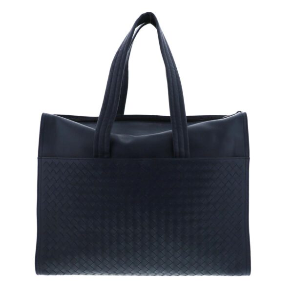 1240005023328 4 Bottega Veneta Intrecciato Tote Bag Navy