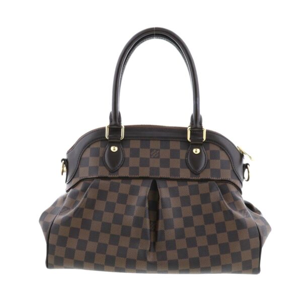 1240005023629 4 Louis Vuitton Trevey PM Bag Handbag Damier Ebene Brown