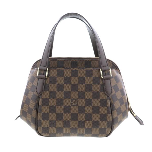 1240005023735 1 Louis Vuitton Belem PM Bag Handbag Damier Ebene Brown