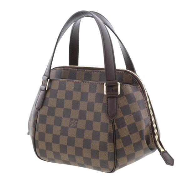 1240005023735 2 Louis Vuitton Belem PM Bag Handbag Damier Ebene Brown