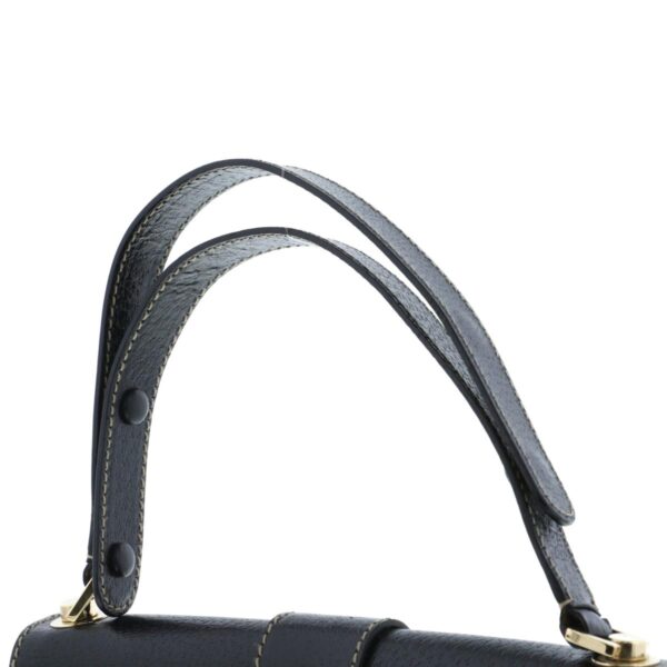 1240005023828 3 Ferragamo Gancini Shoulder Bag Black