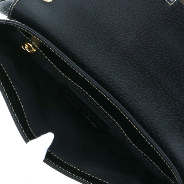 1240005023828 6 Ferragamo Gancini Shoulder Bag Black