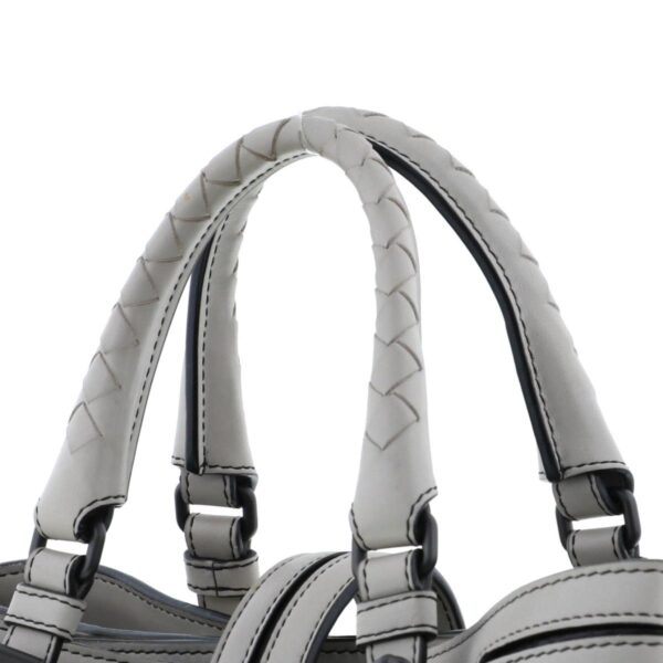 1240005023972 3 Bottega Veneta Small 2way Rome Bag Gray