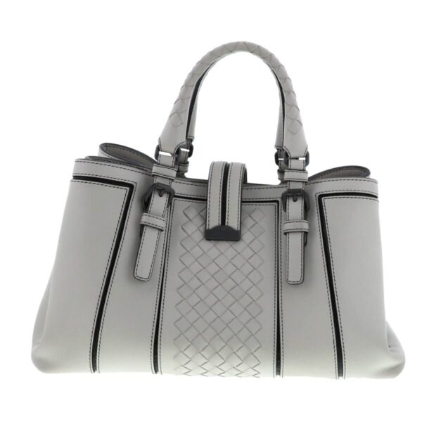 1240005023972 4 Bottega Veneta Small 2way Rome Bag Gray