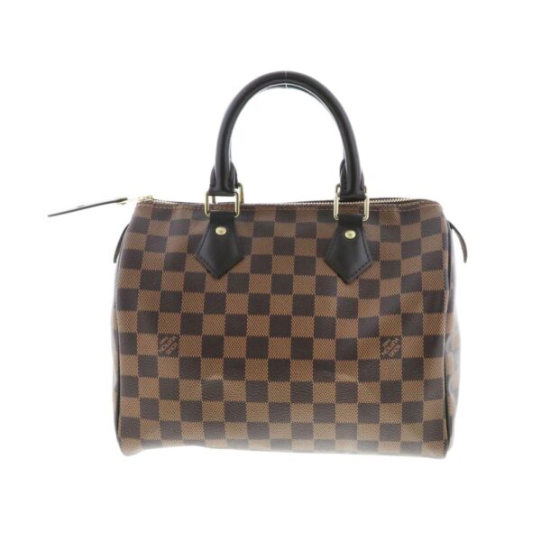 1240005024403 1 Louis Vuitton Speedy 25 Bag Handbag Damier Ebene Brown