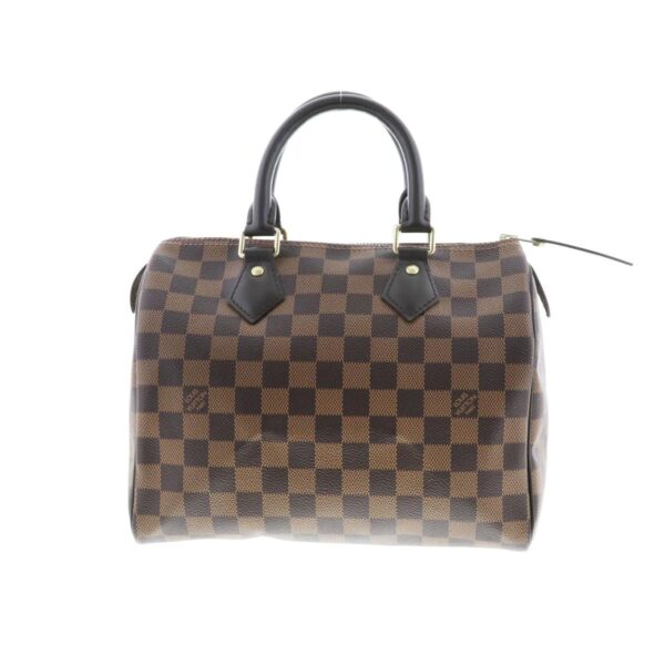 1240005024403 4 Louis Vuitton Speedy 25 Bag Handbag Damier Ebene Brown