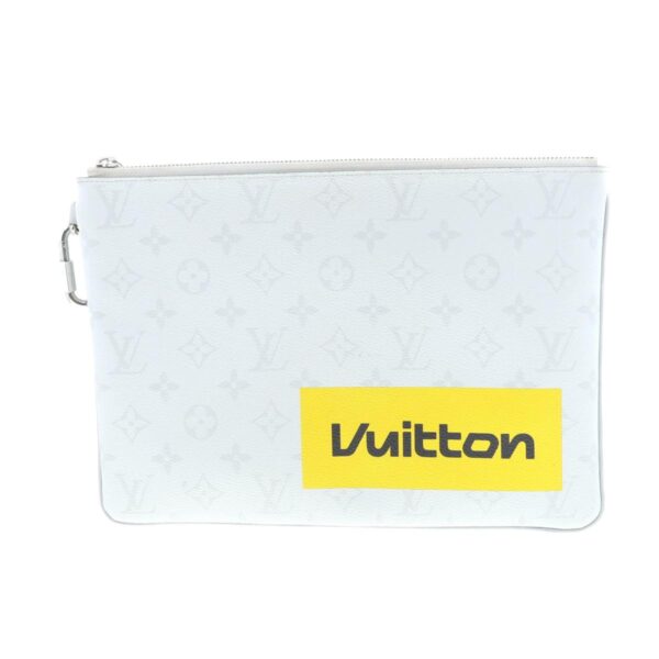 1240005024565 1 Louis Vuitton Zipped Portrait GM Pouch Monogram White