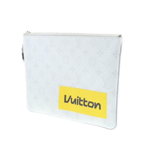 1240005024565 2 Louis Vuitton Zipped Portrait GM Pouch Monogram White