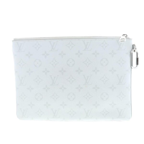 1240005024565 3 Louis Vuitton Zipped Portrait GM Pouch Monogram White