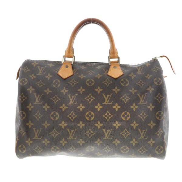 1240005024817 1 Louis Vuitton Speedy 35 Bag Monogram Brown