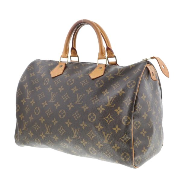 1240005024817 2 Louis Vuitton Speedy 35 Bag Monogram Brown