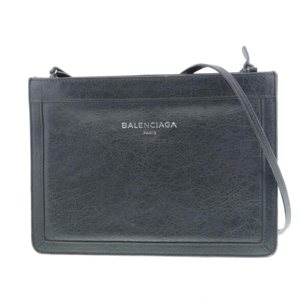 1240005024826 1 Balenciaga Blue Pocket Shoulder Bag Black