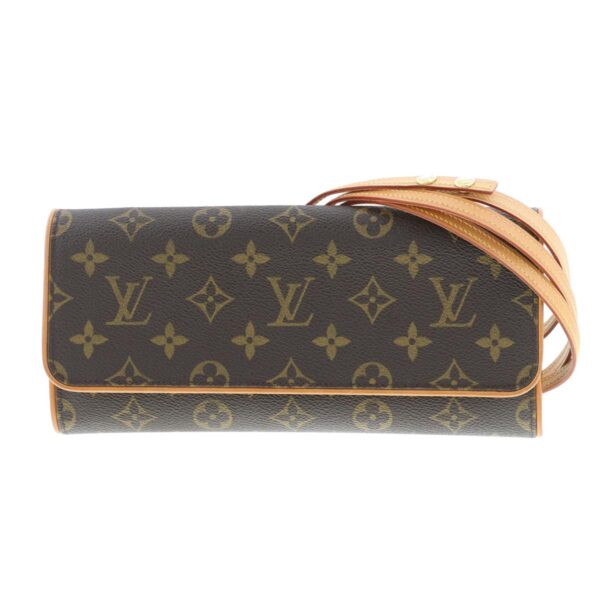 1240005025156 1 Louis Vuitton Pochet Twin GM Pouch Monogram Brown