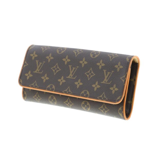 1240005025156 2 Louis Vuitton Pochet Twin GM Pouch Monogram Brown