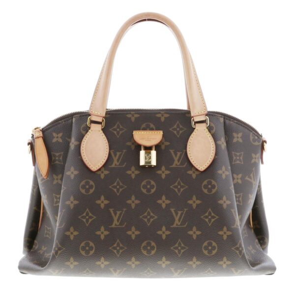 1240005025404 1 Louis Vuitton Riboly MM Handbag Monogram Brown