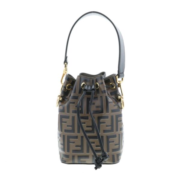 1240005025417 1 Fendi Mini Montresor 2way Shoulder Bag Brown