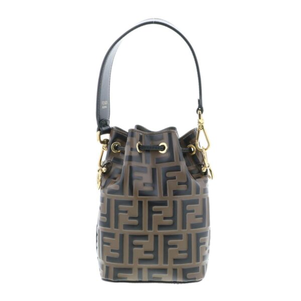 1240005025417 4 Fendi Mini Montresor 2way Shoulder Bag Brown