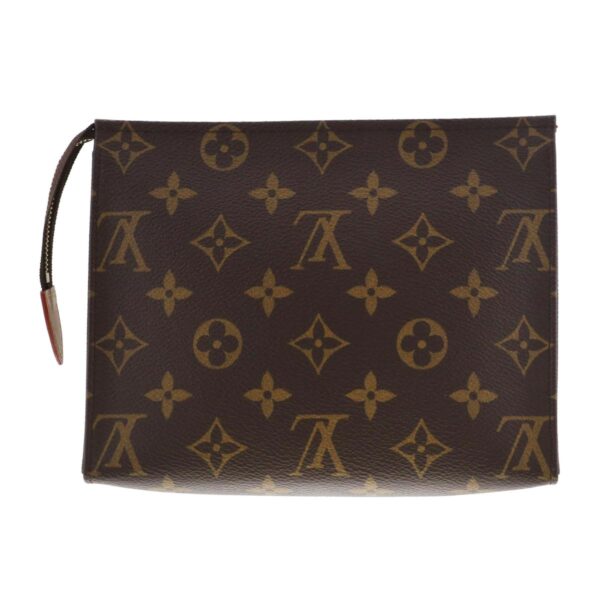 1240005025617 3 Louis Vuitton Posh Toilette 19 Pouch Monogram Brown