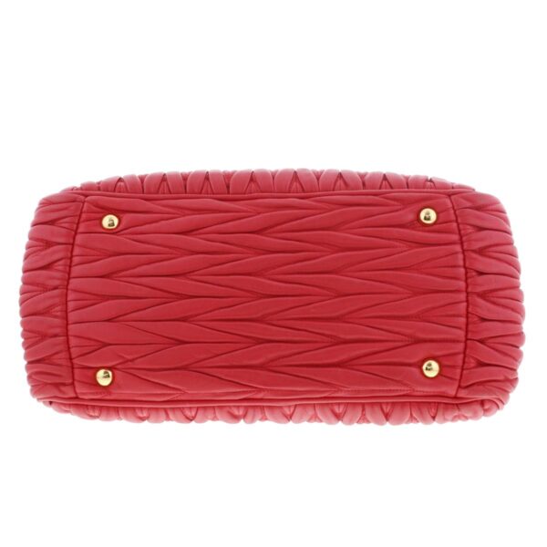 1240005025739 5 Miu Miu Materasse 2way Shoulder Bag Red