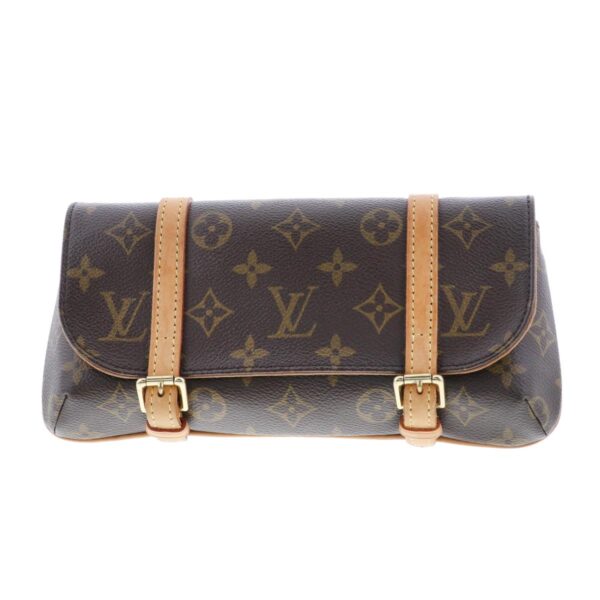 1240005025863 1 Louis Vuitton Pochette Marelle Waist Bag Monogram Brown