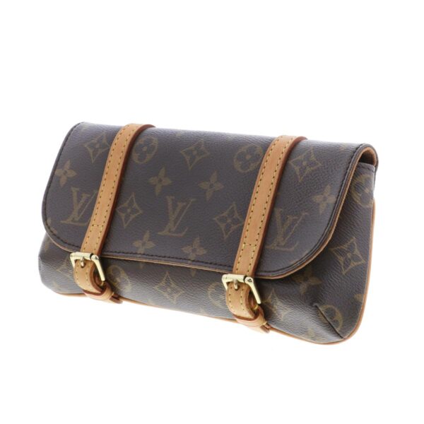 1240005025863 2 Louis Vuitton Pochette Marelle Waist Bag Monogram Brown