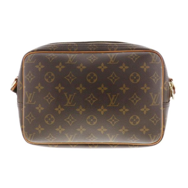 1240005025947 3 1 Louis Vuitton Reporter PM Shoulder Bag Monogram Brown