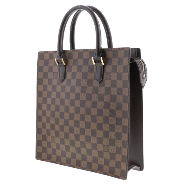 1240005026016 2 1 Louis Vuitton PM Tote Bag Damier Ebene Brown