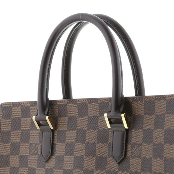 1240005026016 3 1 Louis Vuitton PM Tote Bag Damier Ebene Brown