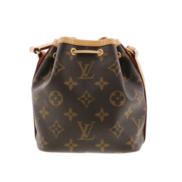 1240005026105 3 Louis Vuitton Nano Noe Drawstring Bag Monogram Brown