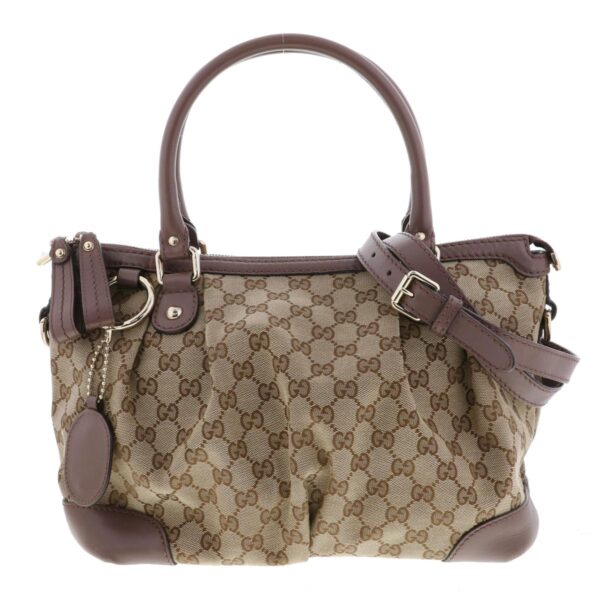 1240005026116 1 Gucci Good Coulic GG Chang Handbag Brown