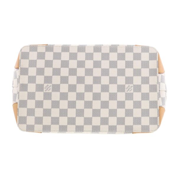 1240005026449 5 1 Louis Vuitton Hampstead PM Shoulder Bag Damier Azur White