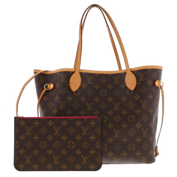 1240005027081 1 Louis Vuitton Neverfull MM Tote Bag Monogram Brown