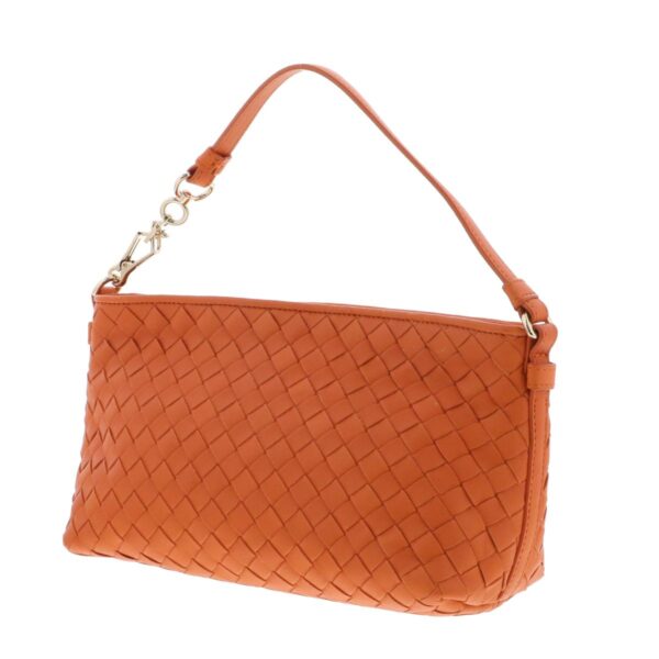 1240005027131 2 Bottega Veneta Intreccio Accessory Pouch Orange