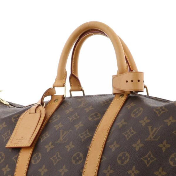 1240005027140 3 Louis Vuitton Keepall 55 Bag Monogram Brown