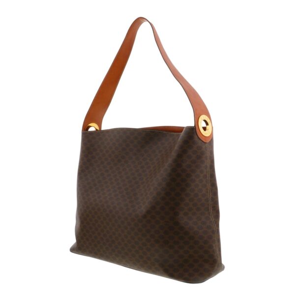 1240005027520 2 Celine Macadam Shoulder Bag Brown