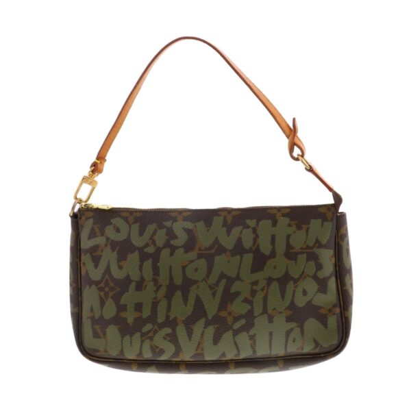 1240005027627 1 Louis Vuitton Pochette Accessory Bag Graffiti Vert