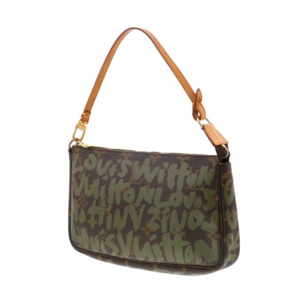 1240005027627 2 Louis Vuitton Pochette Accessory Bag Graffiti Vert