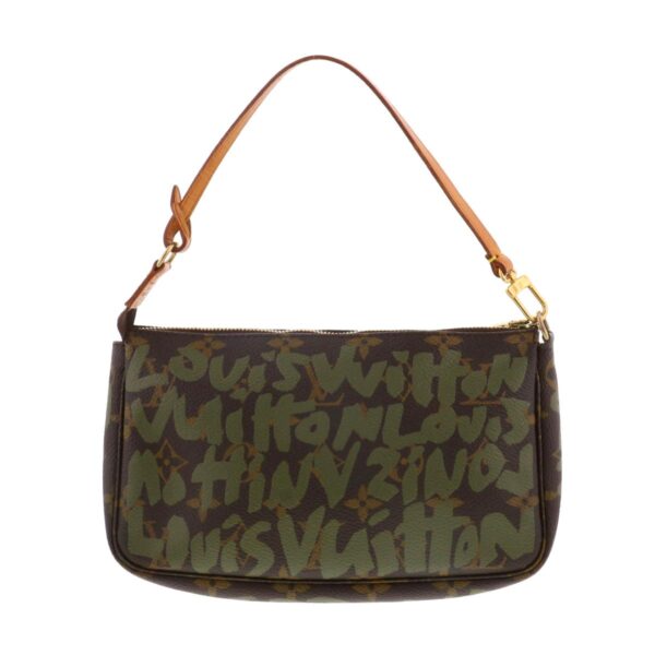 1240005027627 4 Louis Vuitton Pochette Accessory Bag Graffiti Vert