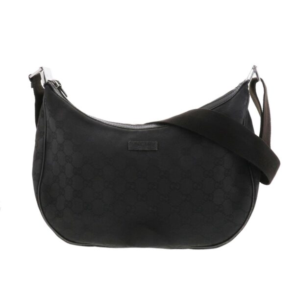 1240005027701 1 Gucci GG Shoulder Bag Black