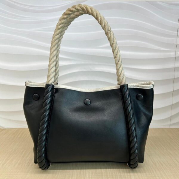 1240005027808 12 Balenciaga Leather Blue Cover XS Handbag Black