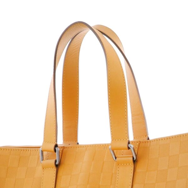 1240005028286 3 Louis Vuitton Neo Tadao Tote Bag Damier Infini Yellow