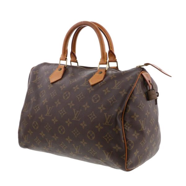 1240005028290 2 Louis Vuitton Speedy 30 Handbag Monogram Brown