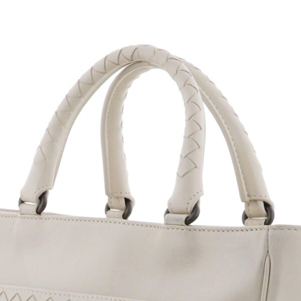 1240005028295 3 Bottega Veneta Intrecciato Handbag White