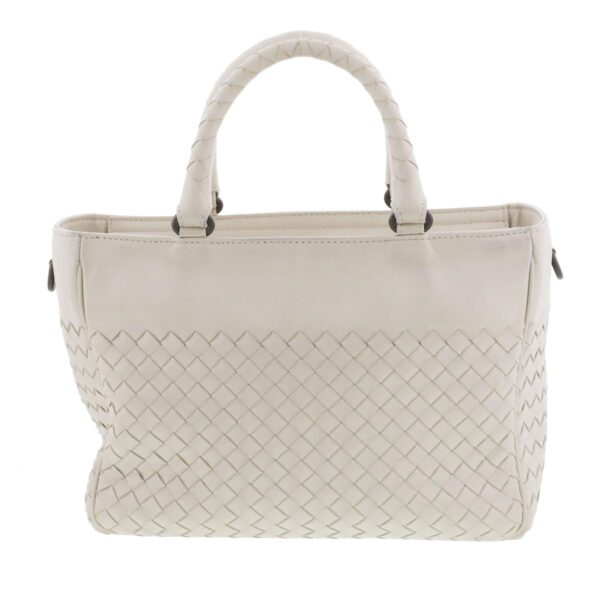 1240005028295 4 Bottega Veneta Intrecciato Handbag White