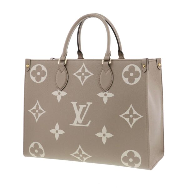 1240005028947 2 Louis Vuitton Onthego MM Shoulder Bag Monogram Beige