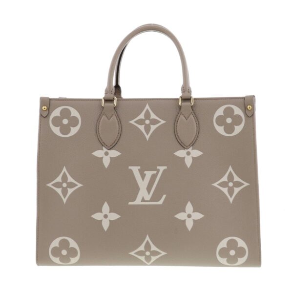 1240005028947 4 Louis Vuitton Onthego MM Shoulder Bag Monogram Beige