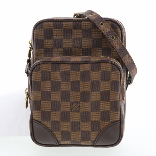 1240005029019 1 Louis Vuitton Amazon Shoulder Bag Damier Ebene Brown