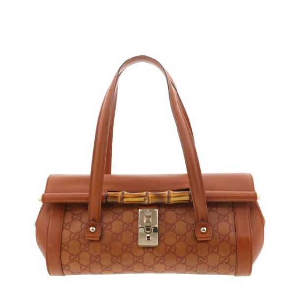 1240006008541 1 Gucci Bamboo Handbag Brown