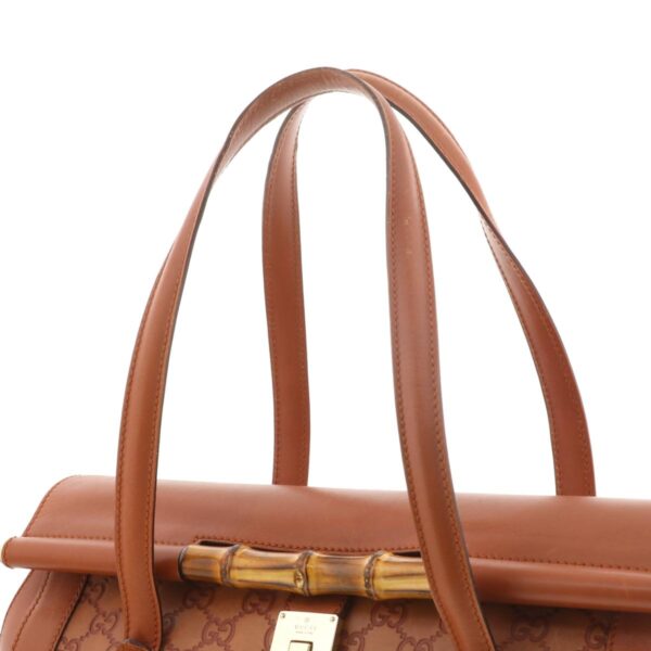 1240006008541 3 Gucci Bamboo Handbag Brown