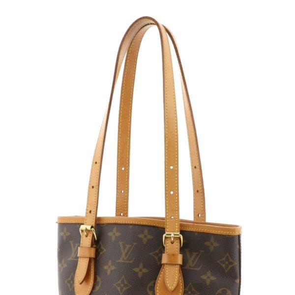 1240006008608 3 Louis Vuitton Monogram Baguette PM Handbag Brown